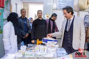 تقديم الرعاية الصحية لـ1679 حالة بقافلة جامعة طنطا بمركز سمنود
