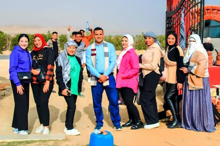 رحلة ترفيهية لطلاب جامعة برج العرب التكنولوجية لمدينة الفيوم