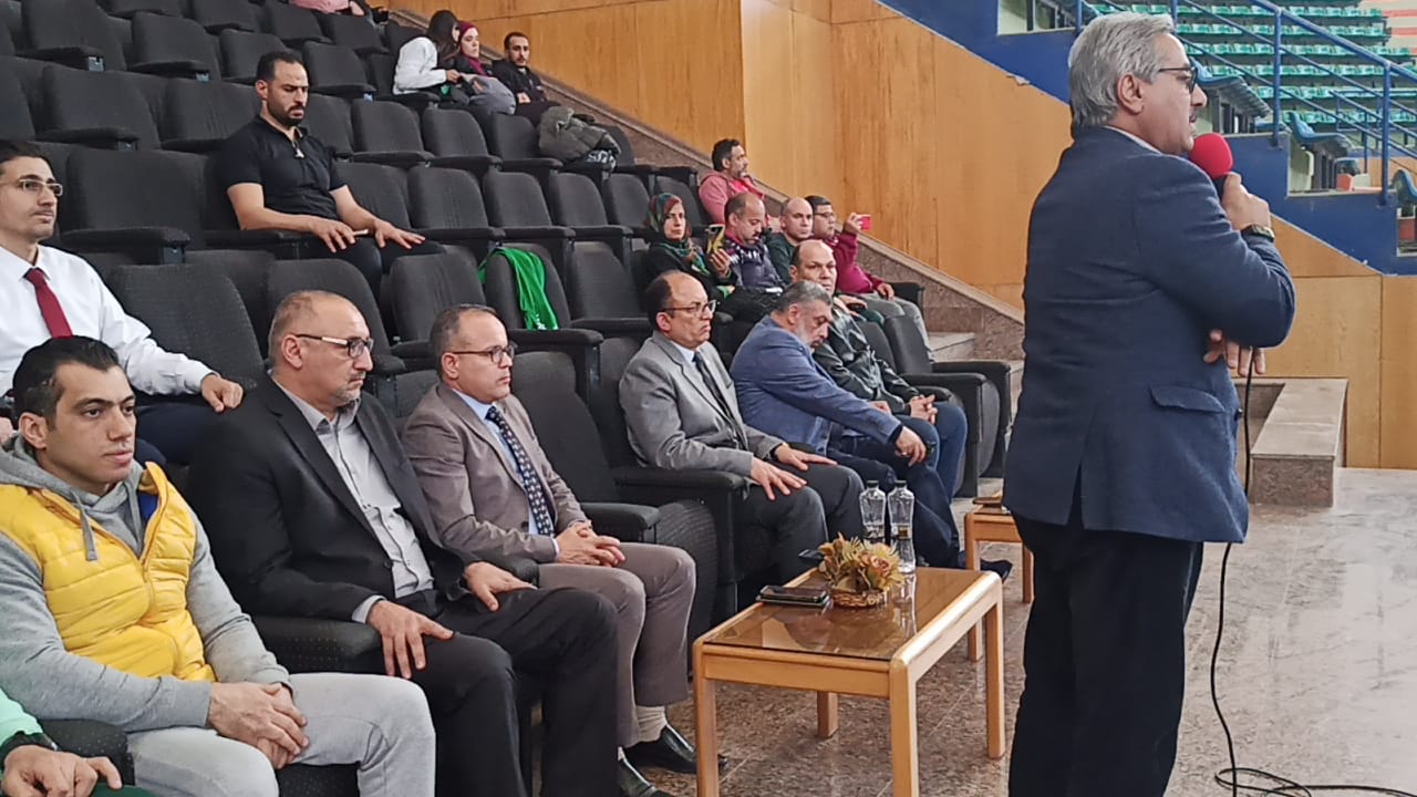 رئيس جامعة حلوان يشهد إنطلاق فعاليات بطولة التايكوندو للجامعات والمعاهد المصرية