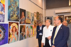 رئيس جامعة حلوان يشهد انطلاق جائزة نوار للرسم بكلية الفنون الجميلة