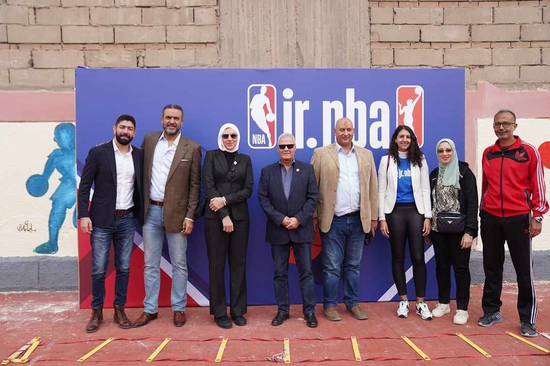 NBA والاتحاد المصري لكرة السلة يحتفلان باليوم العالمي لكرة السلة بالتبرع بحلقات السلة في مصر