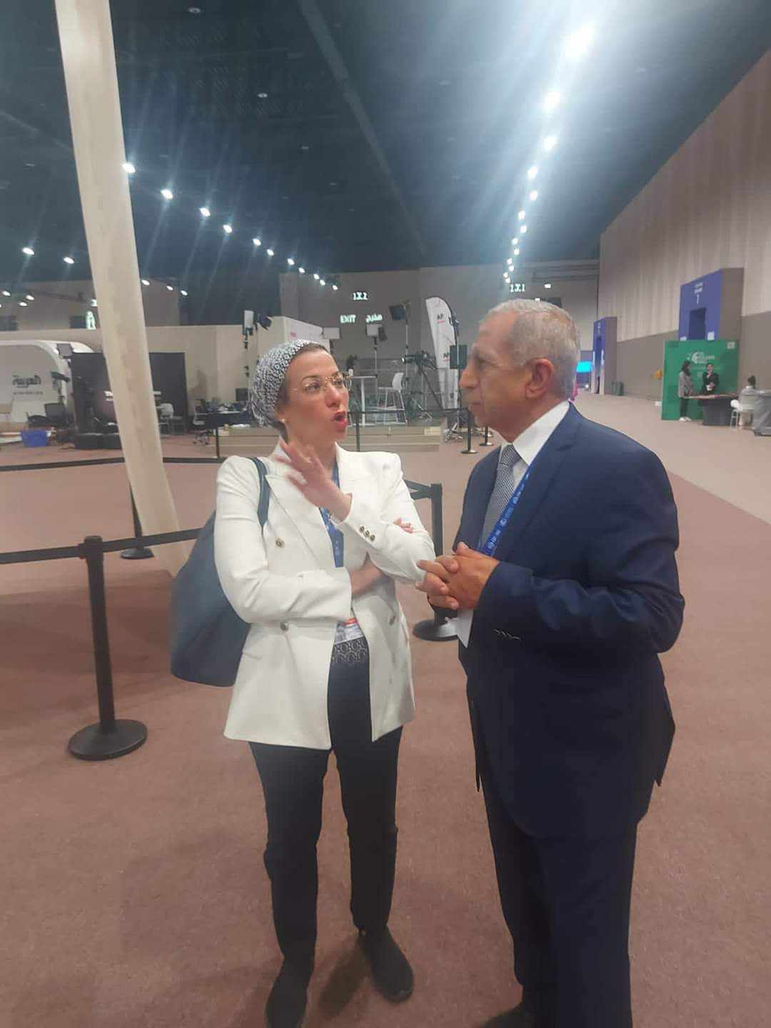 رئيس الأكاديمية العربية يشارك فى فعاليات أعمال مؤتمر قمة المناخ cop28 ويلتقي وزيرة البيئة