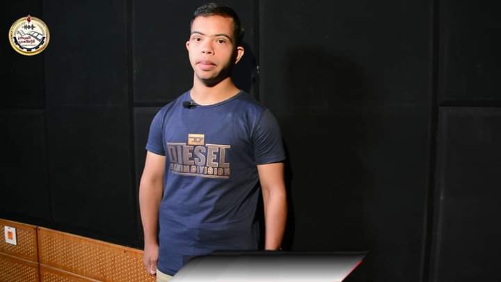 "حازم الصباغ" طالب من ذوي الهمم بآدب السويس يحصل على ذهبية كأس مصر للكاراتية