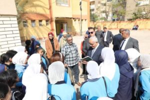 وزير التعليم يتابع انتظام الدراسة بمدرسة الشهيد كريم أحمد عبد الفتاح بالقاهرة