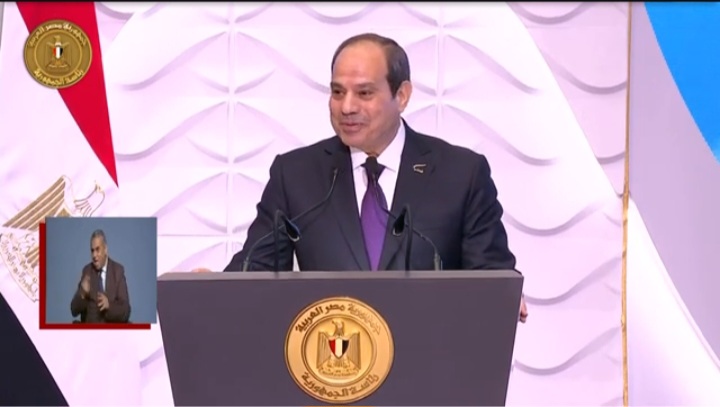 كلمة الرئيس عبدالفتاح السيسي فى احتفالية يوم المرأة المصرية