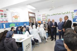 وزير التعليم يتفقد مدرسة "المنيا الجديدة الرسمية للغات"