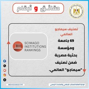 حقائق وأرقام (18).. ٦٩ جامعة ومؤسسة بحثية مصرية في تصنيف سيماجو العالمي
