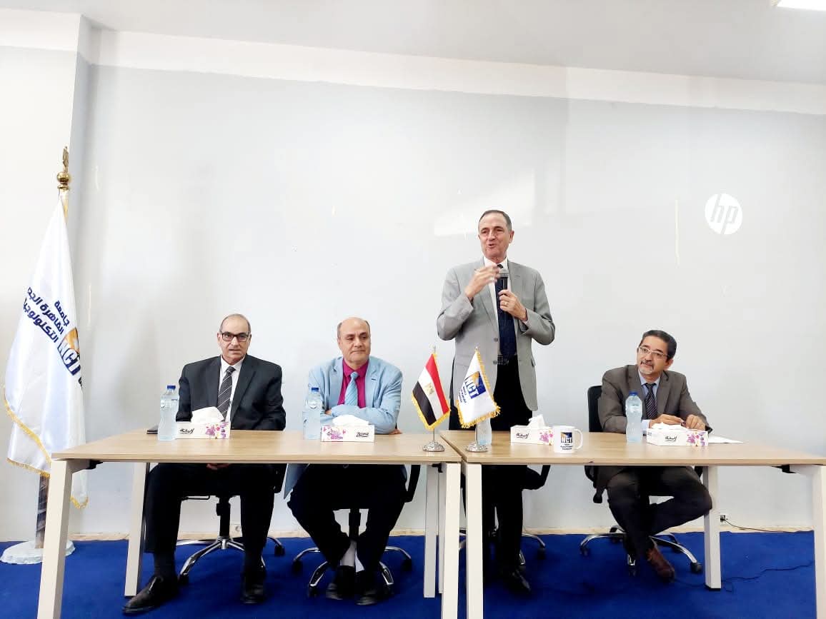 جامعة القاهرة الجديدة التكنولوجية تستضيف الأمين العام للمجلس الأعلى للتعليم التكنولوجي