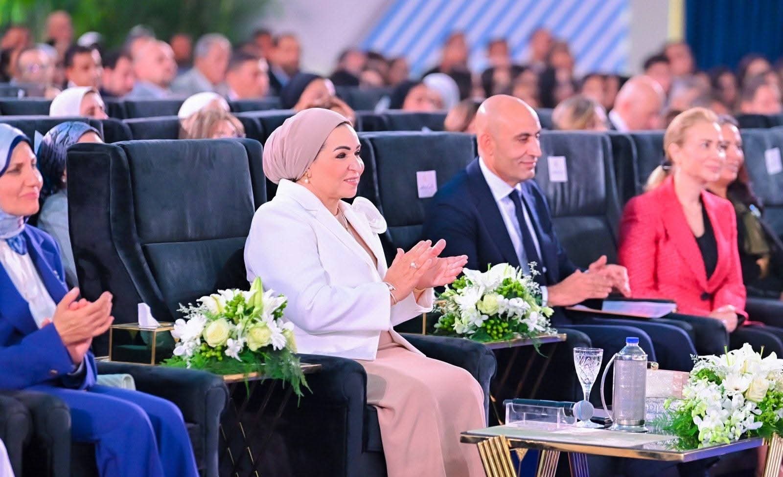 السيدة انتصار السيسي: لقد أثبت شبابنا أن التعليم الفني هو أحد الأعمدة المهمة في بناء وطننا (٢)