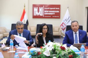 انعقاد اجتماع مجلس أمناء جامعة المنصورة الجديدة في دورته الثانية (٣)