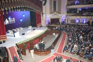 محافظ القاهرة يشهد افتتاح فعاليات المؤتمر الدولي الأول للذكاء الاصطناعي بجامعة القاهرة