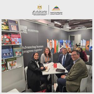 المشرف العام على بنك المعرفة المصري تشارك في معرض فرانكفورت الدولي للكتاب 2025