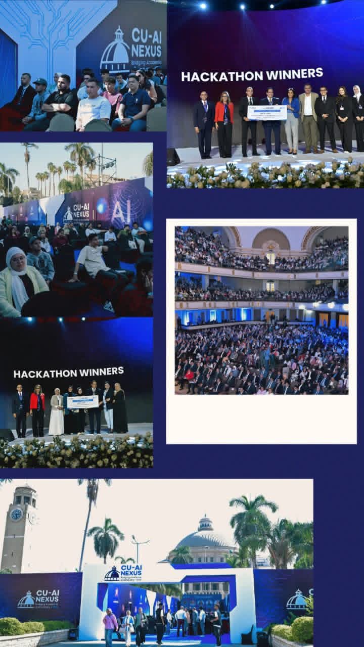 رئيس جامعة القاهرة يقرر منح شهادات مشاركة للطلاب المشاركين في المؤتمر الدولي الأول للذكاء الاصطناعي  - ٢