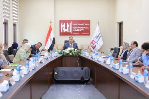 رئيس جامعة المنصورة الجديدة يترأس اجتماع مجلس الجامعة في جلسته الـ48 (٢)