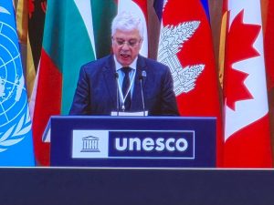 وزير التعليم العالى يلقي كلمة مصر في الدورة (43) للمؤتمر العام لليونسكو