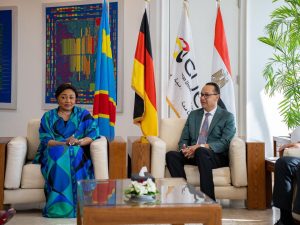 السيدة الأولى لجمهورية الكونغو الديمقراطية تزور الجامعة الألمانية بالقاهرة GUC