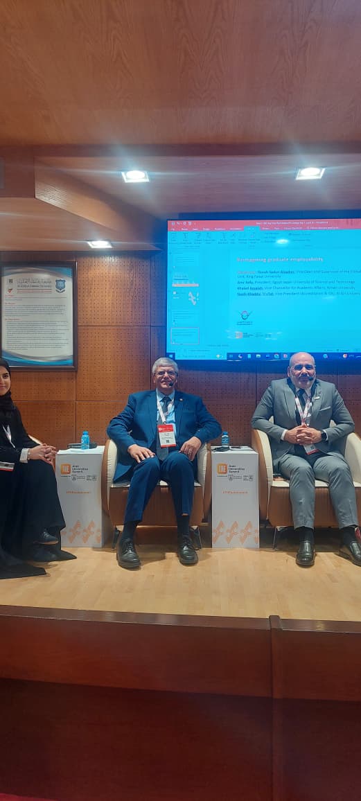 رئيس الجامعة اليابانية يشارك كمتحدث رئيسي في مؤتمر تصنيف التايمز للجامعات العربية