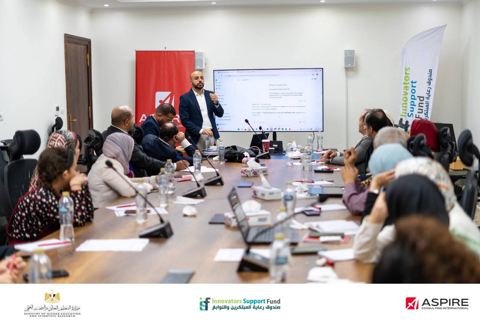 صندوق رعاية المبتكرين ينظم ورشة عمل تفاعلية للباحثين ضمن برنامج (R2E)