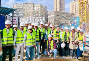 هندسة طنطا تنظم زيارة طلابية ميدانية لأعمال تنفيذ الخط الرابع بمترو الأنفاق