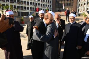 "المنشاوي" يلتقي الدكتور أسامة الأزهري وزير الأوقاف بجامعة أسيوط
