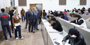 انتظام امتحانات الفصل الدراسى الأول بالأكاديمية الدولية للهندسة وعلوم الإعلام