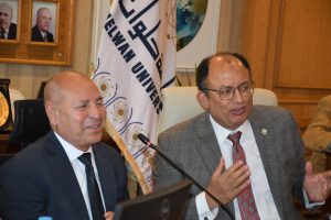 مجلس جامعة حلوان يستعرض إنجازات ملف الطلاب الوافدين