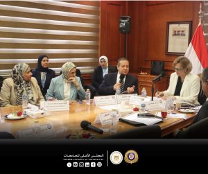 المجلس الأعلى للجامعات ينظم ورشة عمل بعنوان تقييم البرامج