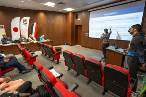 توزيع جوائز الفائزين بمسابقة "نحو غد مستدام" بالجامعة المصرية اليابانية