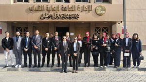 طلاب جامعة عين شمس يزورون معرض معدات وأجهزة الشرطة بأكاديمية الشرطة