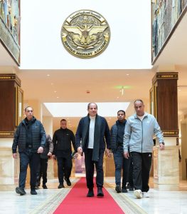 الرئيس السيسي يجري زيارة تفقدية للأكاديمية العسكرية المصرية