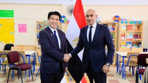 وزير التربية والتعليم يصطحب نظيره الياباني في زيارة تفقدية للمدرسة المصرية اليابانية بالقاهرة الجديدة