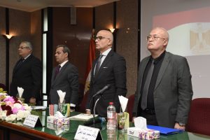 رئيس جامعة عين شمس ونائبه يشهدان افتتاح الملتقي التوظيفي السنوي بكلية الزراعة