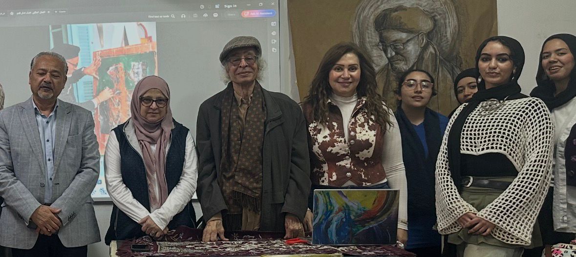 «أميرة فهمي» تنظم محاضرة «لمسة وفاء» تكريمًا للفنان الراحل حسام صقر بتربية فنية العاصمة