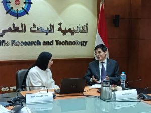 أكاديمية البحث العلمي تبحث توسيع الشراكة مع المؤسسات العلمية الصينية