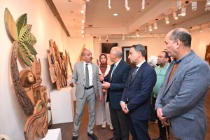 افتتاح المعرض الأول لمشاريع تخرج تربية نوعية الفيوم