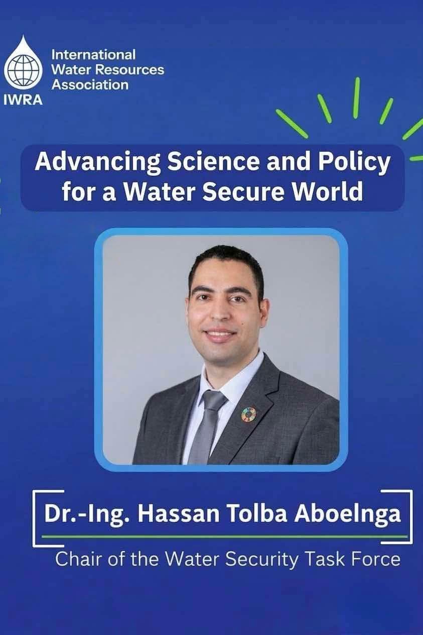 جامعة المنصورة تعلن اختيار أحد خريجيها رئيسًا لمجموعة عمل الأمن المائي بالمنظمة الدولية للموارد المائية