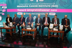 رئيس جامعة المنوفية يفتتح المؤتمر الدولي الأول لمعهد الأورام