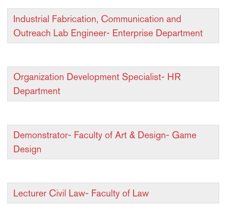 وظائف خالية في الجامعة البريطانية في مصر.. (أكاديمية وإدارية)