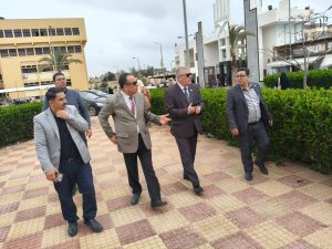 رئيس جامعة العريش يتفقد سير العملية التعليمية بالكليات