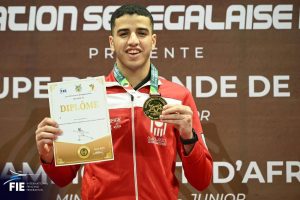 جامعة العاصمة تهنئ بطلها يوسف عمرو عبد الحكيم بعد التتويج بذهبيتي إفريقيا لسيف المبارزة