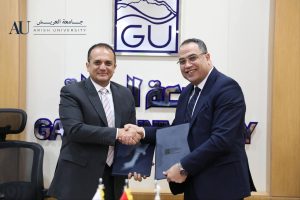 جامعة العريش توقّع بروتوكول تعاون مع جامعة الجلالة لتعزيز التكامل الأكاديمي والبحثي