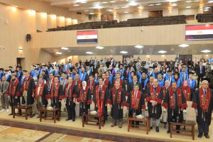 رئيس جامعة بنها يشهد حفل خريجي طلاب الدراسات العليا