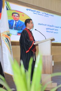 رئيس جامعة بنها يشهد حفل خريجي طلاب الدراسات العليا