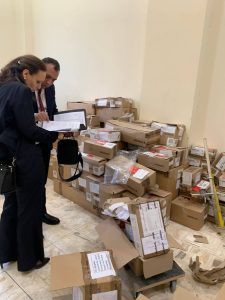 جامعة القاهرة الجديدة التكنولوجية تتسلم الأجهزة الخاصة بمصنع تجميع ومواءمة الأطراف الصناعية والأجهزة التقويمية