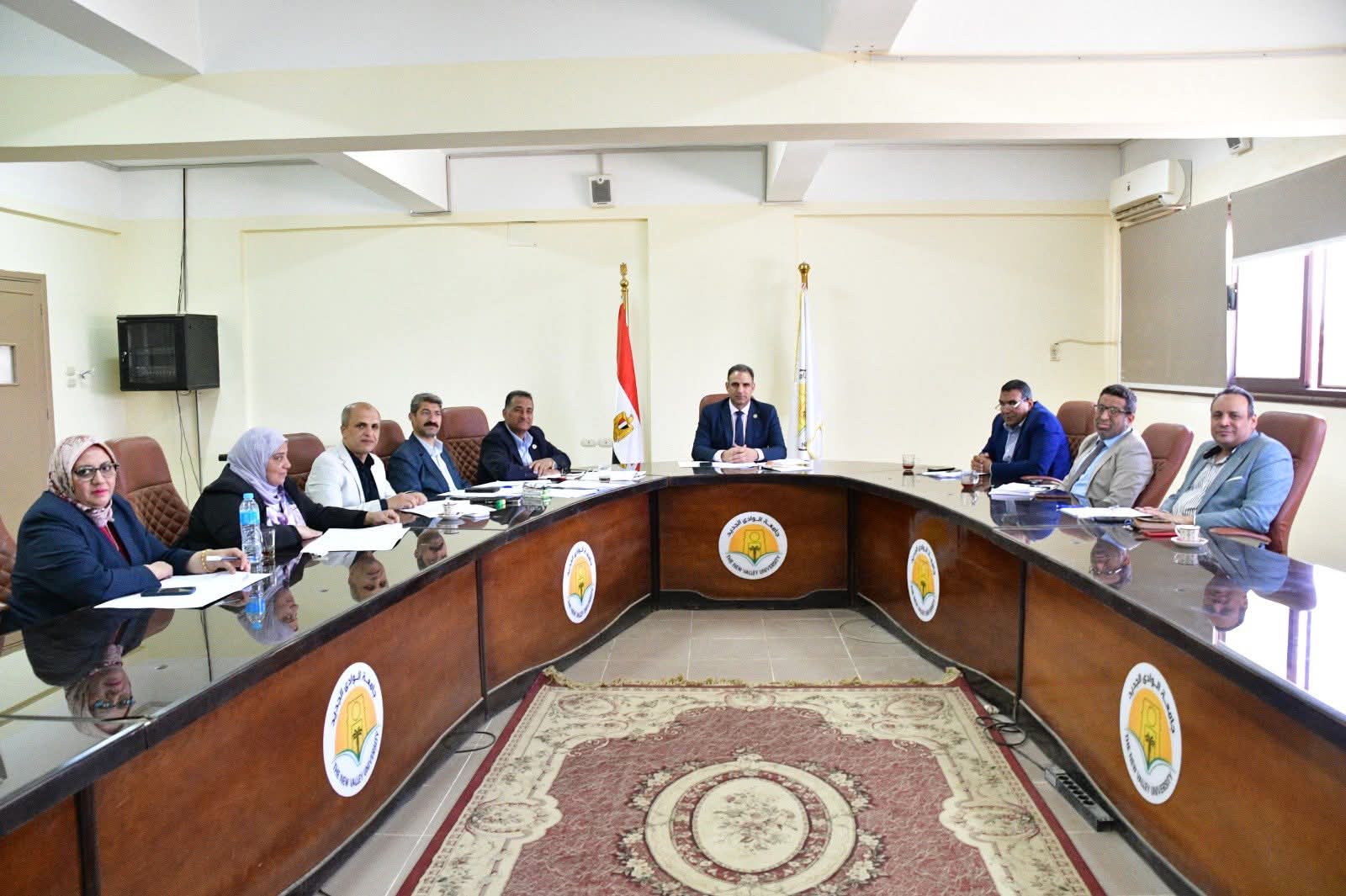 تفاصيل الاجتماع 82 لمجلس الدراسات العليا والبحوث بجامعة الوادي الجديد