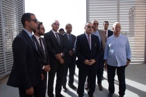 وزير التعليم العالي يتفقد الحرم الجديد لجامعة سنجور بمدينة برج العرب