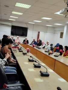 طب بيطري بنها تستقبل وفد الوحدة المركزية للإرشاد الأكاديمي بالجامعة