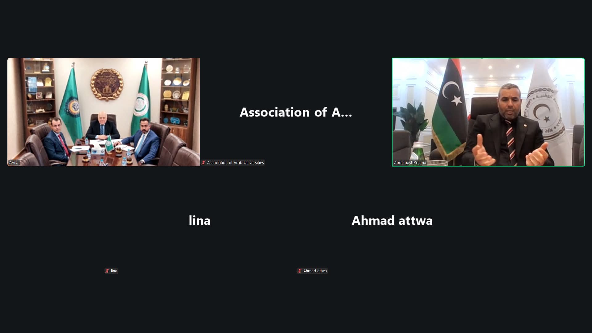 الأمين العام لاتحاد الجامعات العربية يبحث أوجه التعاون مع وزير التعليم العالي بدولة ليبيا