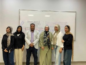 طلاب إعلام سيناء ينفذون ورشة عمل عن إعداد الهيكل التنظيمي