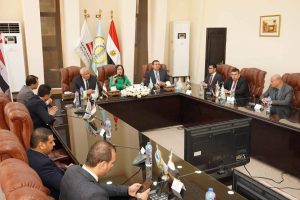 رئيس جامعة مطروح يشارك في زيارة وزيرة الثقافة للمحافظة